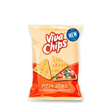 Chips cu pizza Viva, 100g