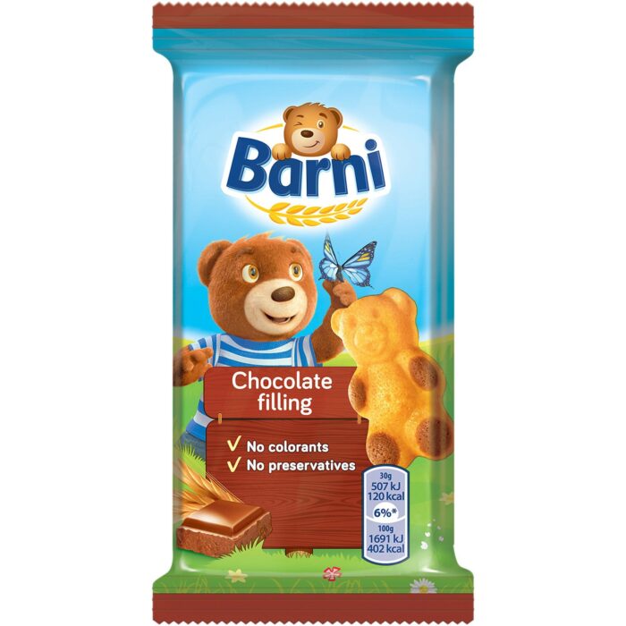 Prajitura cu crema de ciocolata Barni