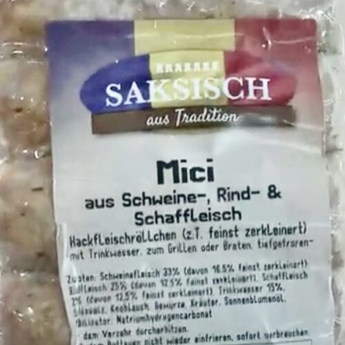 Mici de vita, oaie si porc Saksisch, 800g