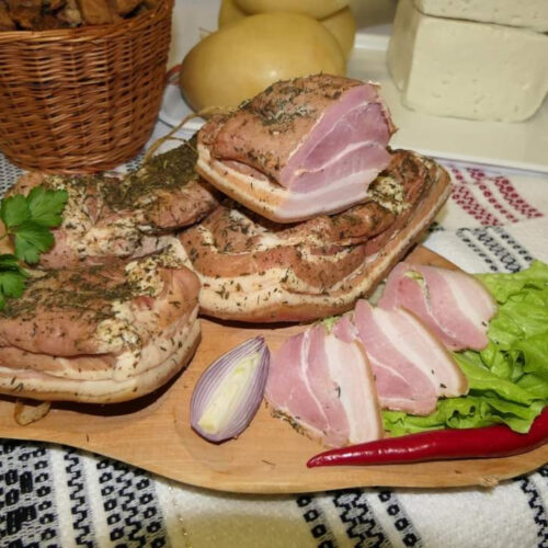 Bacon cu cimbru de la Sibiu, 1 kg