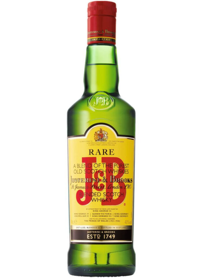 Whisky J&B Rare Blended, 40%, 0.7l